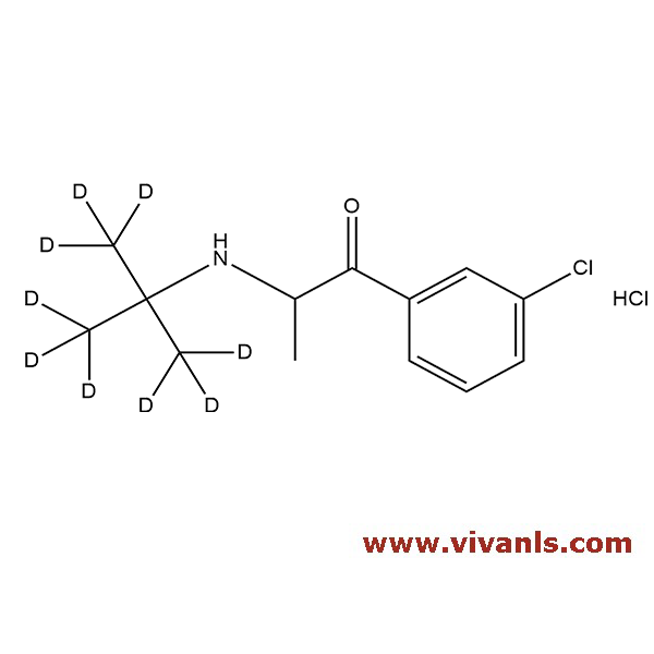 1-(3-chlorophenyl)-2-[[1,1,1,3,3,3-hexadeuterio-2-(trideuteriomethyl)propan-2-yl]amino]propan-1-one;hydrochloride